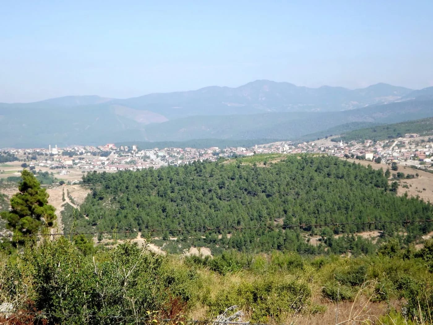 Orhaneli kent ve dağ görünümü, Bursa